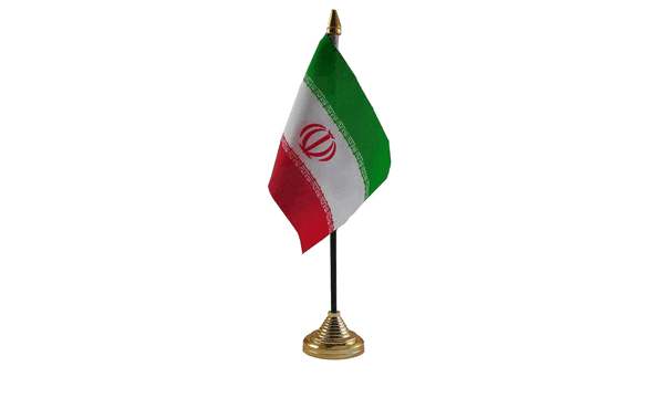 Iran Table Flags